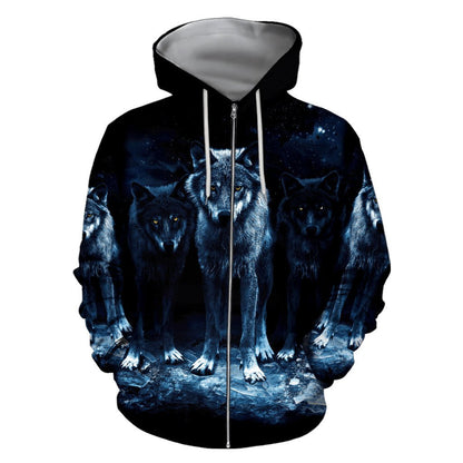 Wolf 3D All Over Printed Unisex Shirts