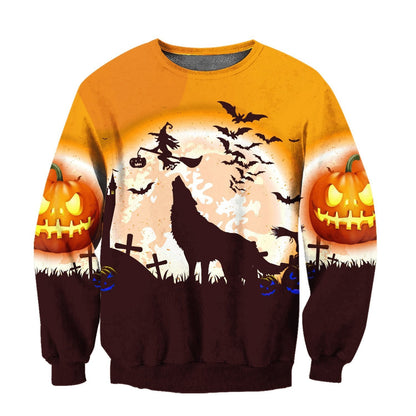 Halloween Wolf 3D All Over Printed Unisex Shirts