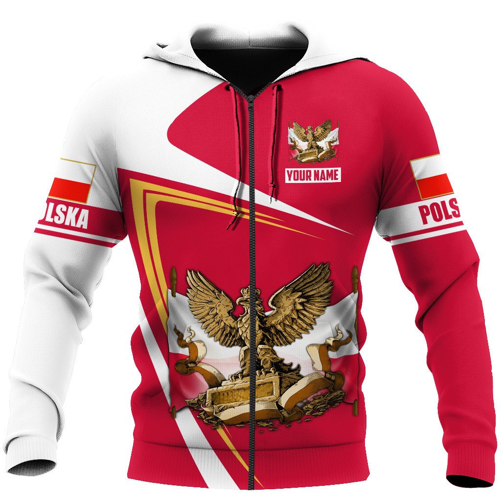 Personalized Polska 3D All Over Printed Unisex Hoodie