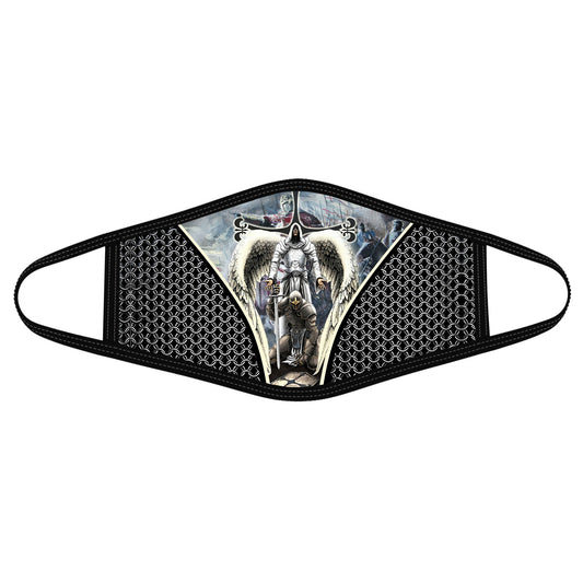 Premium God and Knight 3D All Over Printed Face Mask PL
