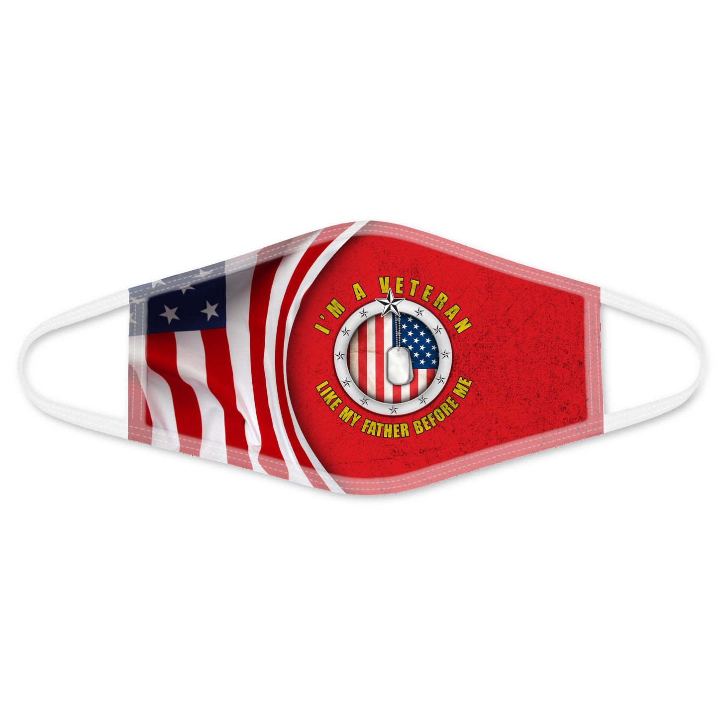 Veteran Face Mask White HC