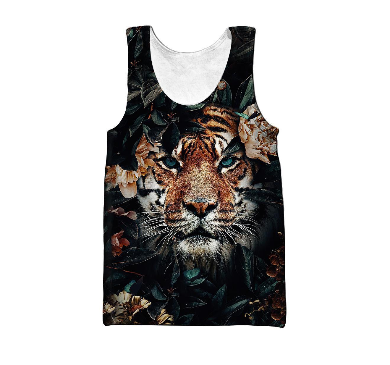 Portrait Tiger in Nature All Over Printed Shirt For Men and Women