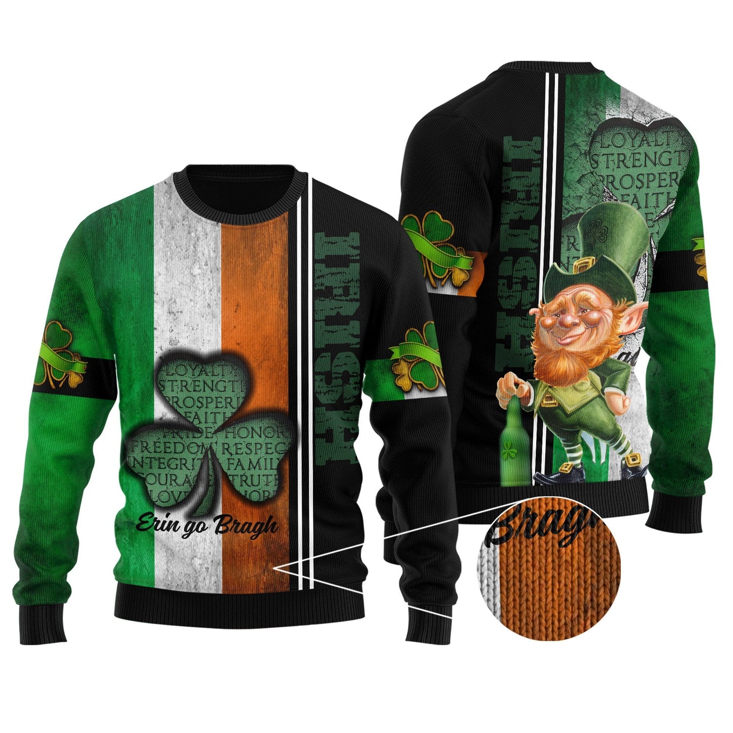 Irish Saint Patrick Day 3D All Over Printed Unisex Shirt