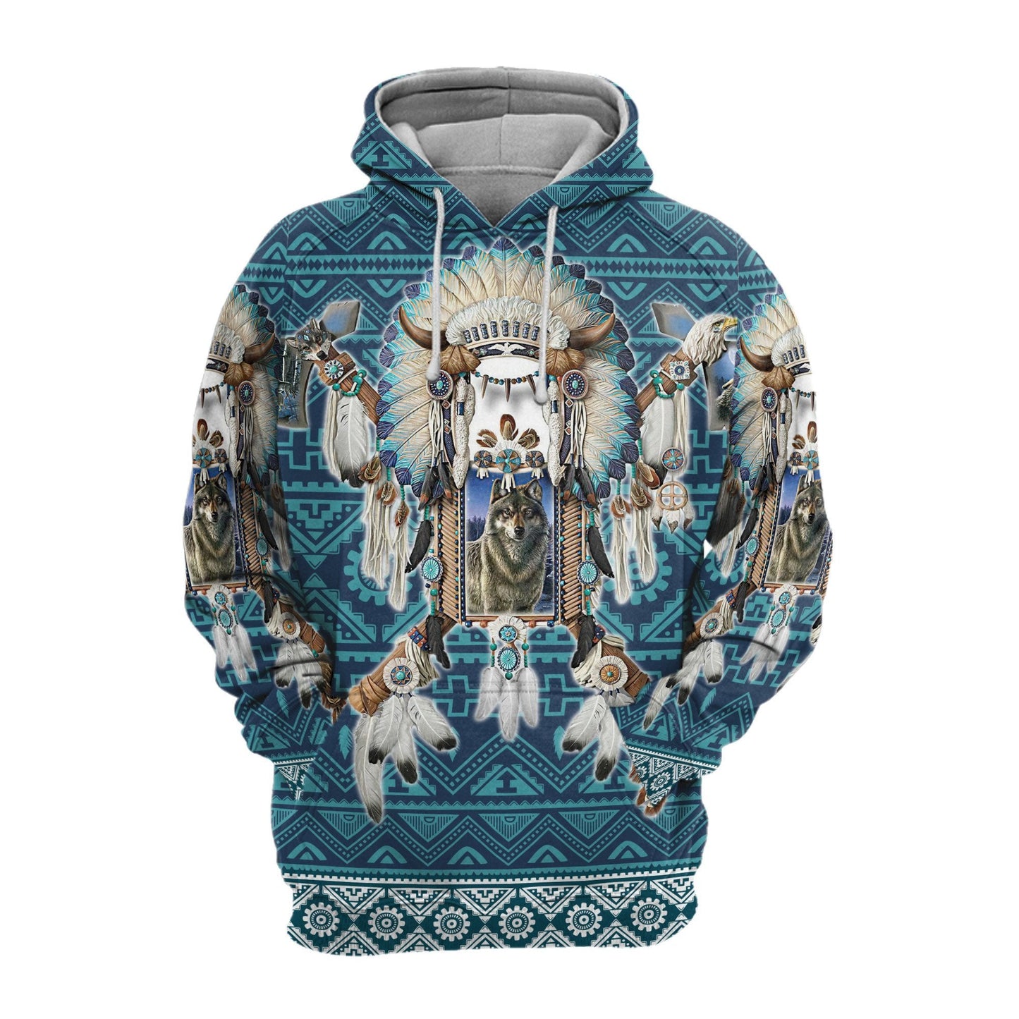 Native American 3D All Over Printed Unisex Shirts