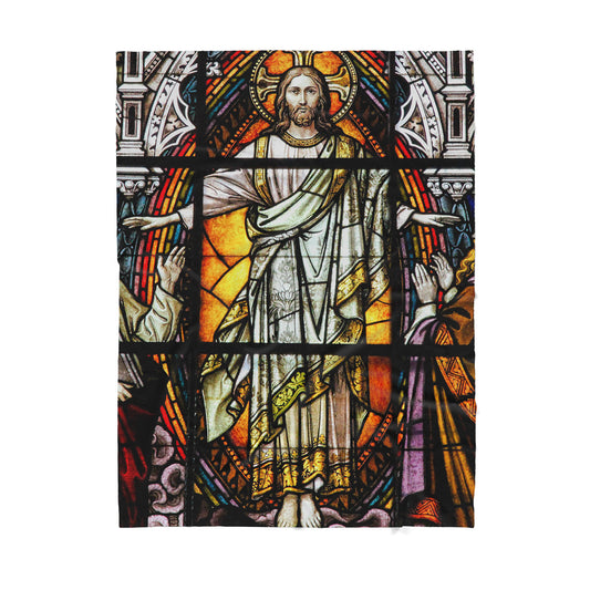 Jesus Catholic Church Style Blanket - Best gift for Christian - Sherpa Blanket TT