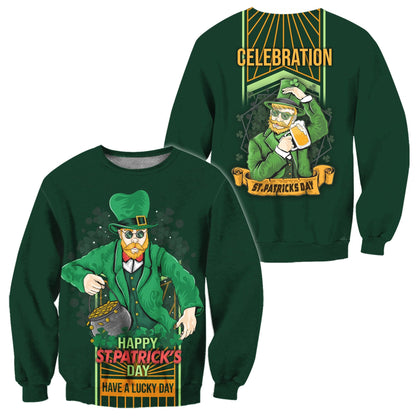 Irish Saint Patrick Day 3D All Over Printed Unisex Shirt