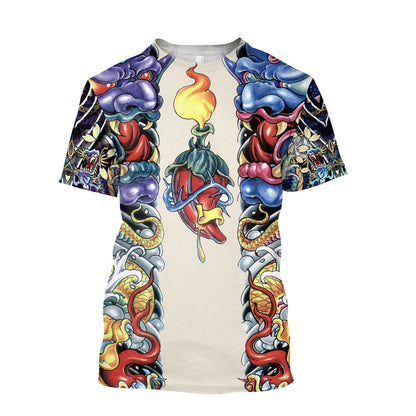 Japan Mask 3D All Over Printed Unisex Shirt