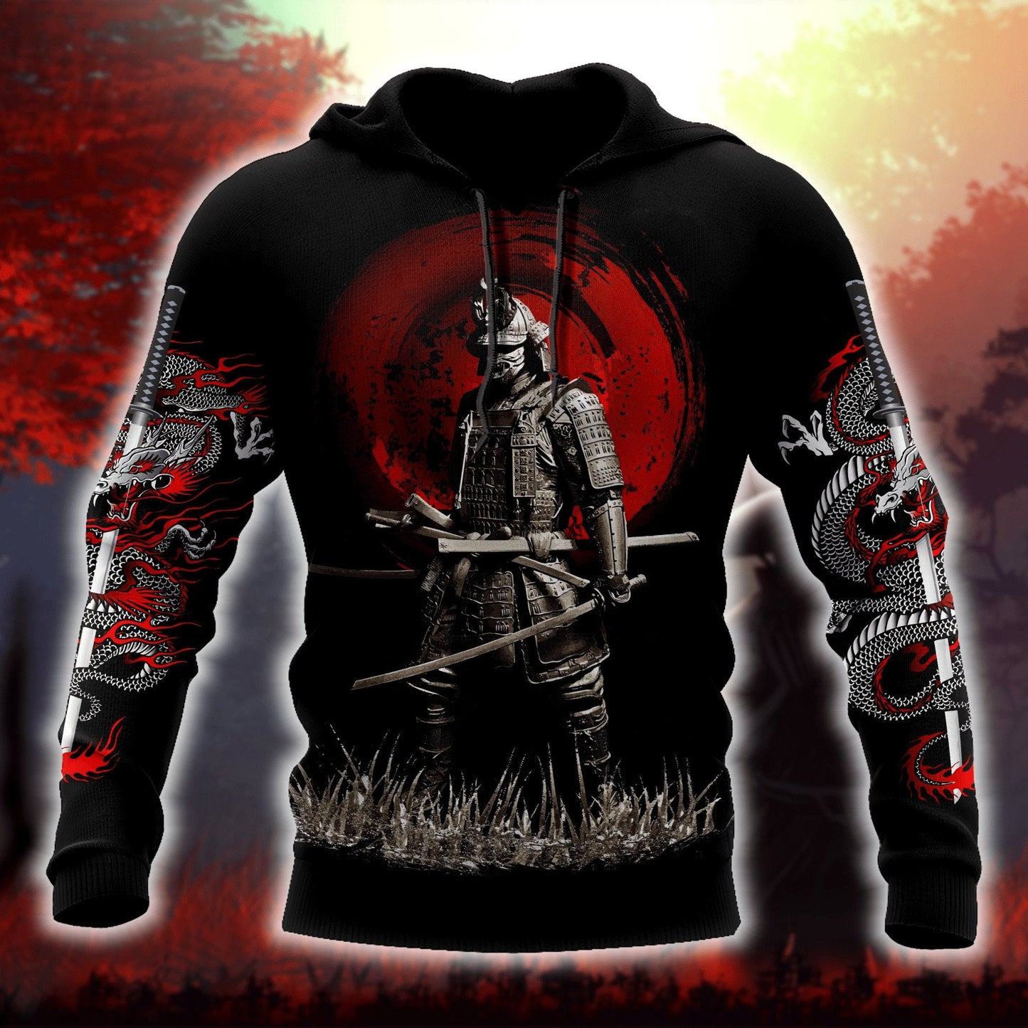 Samurai Tattoo 3D Over Printed Unisex Shirt