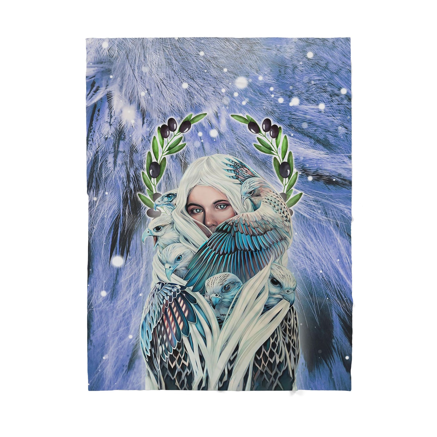 Eagle Native American Sherpa Blanket