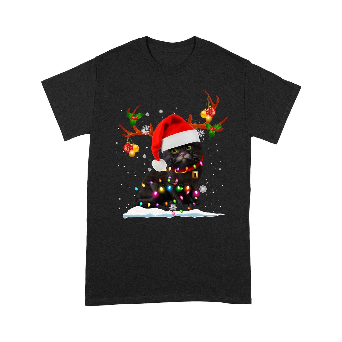 Christmas Cat T-shirt MEI