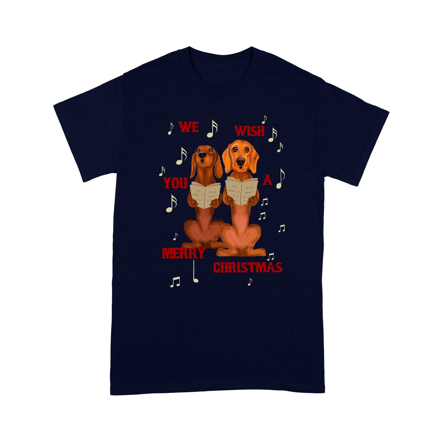 Merry Christmas Dog Standard T-shirt TN