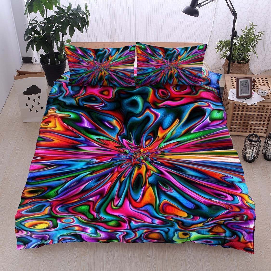 Colorful Hippie Lover Bedding Set
