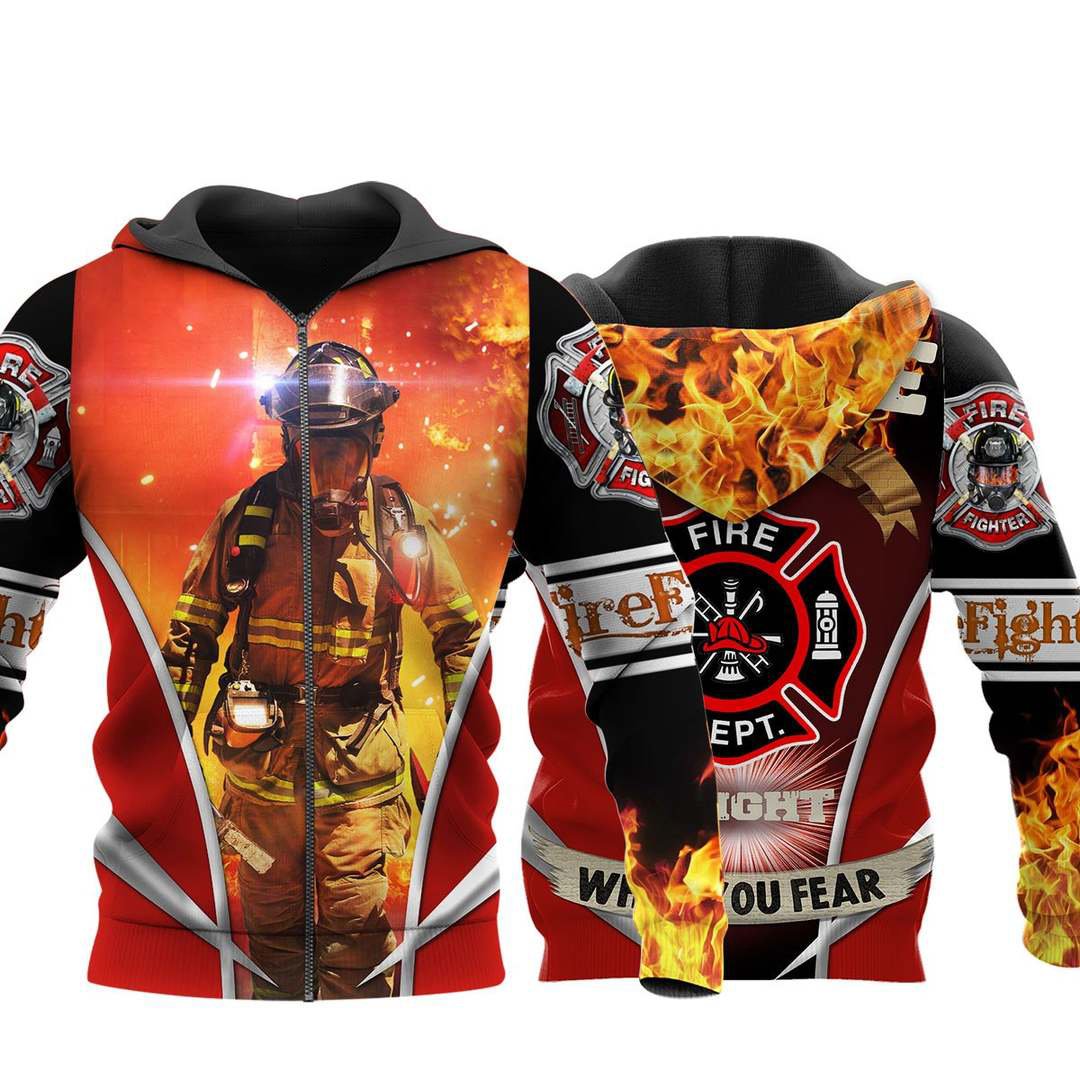 Firefighter 3D All Over Printed Shirts for Men and Women - Amaze Style™-Apparel