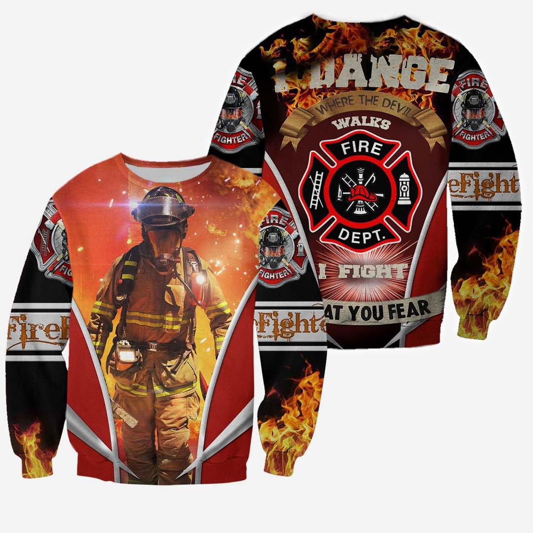 Firefighter 3D All Over Printed Shirts for Men and Women - Amaze Style™-Apparel