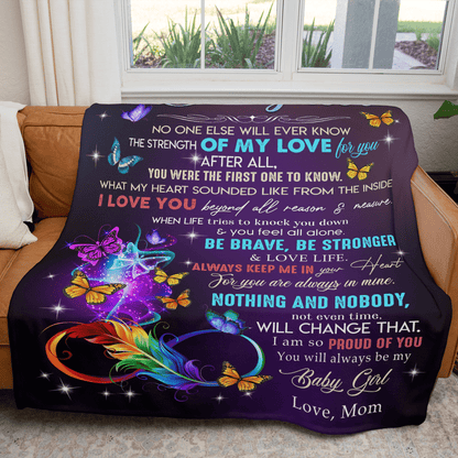 To My Daughter - Premium Blanket
