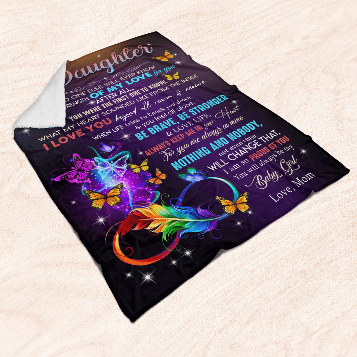 To My Daughter - Premium Blanket