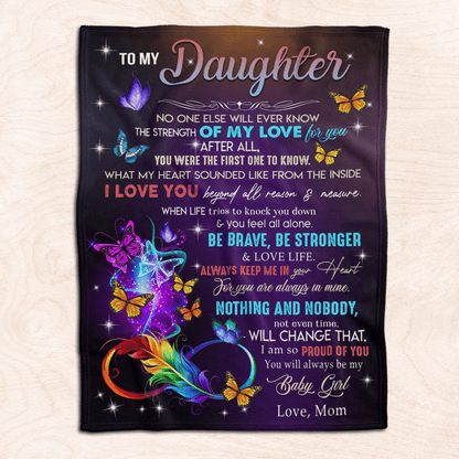 To My Daughter - Premium Blanket