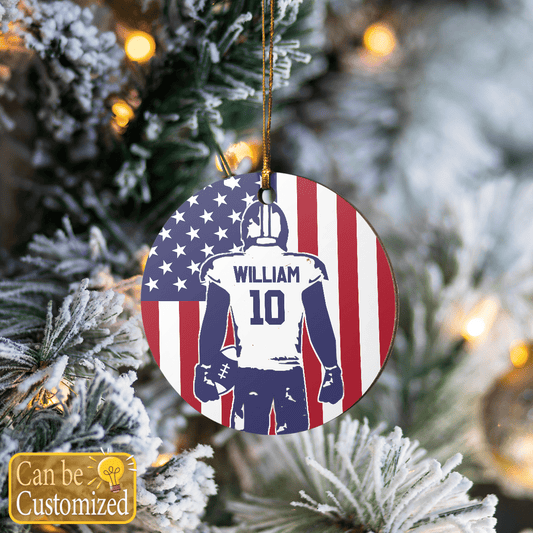 Personalized Ornament Football - FB06