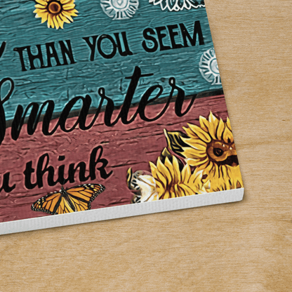Hippie Remember You Are Canvas Poster