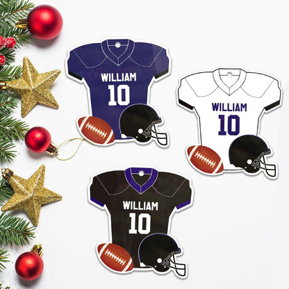 Personalized Ornament Football - FB04
