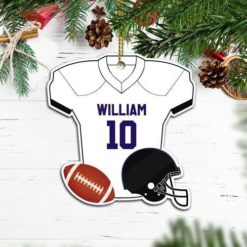Personalized Ornament Football - FB04