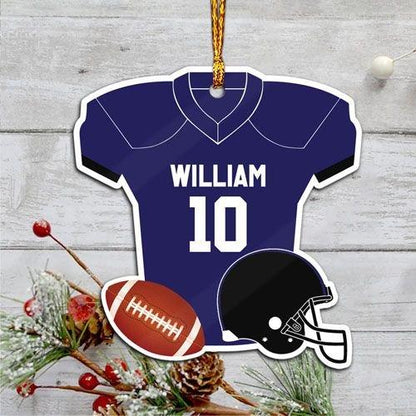 Personalized Ornament Football - FB04