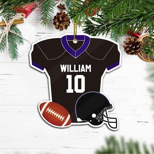 Personalized Ornament Football - FB04