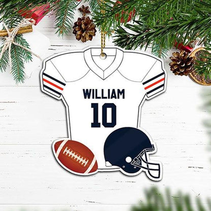 Personalized Ornament Football - FB02