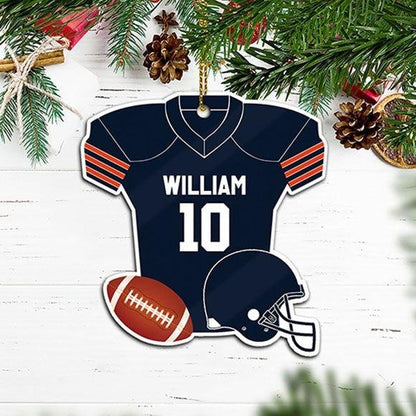 Personalized Ornament Football - FB02