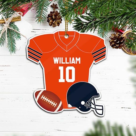 Personalized Ornament Football - FB02