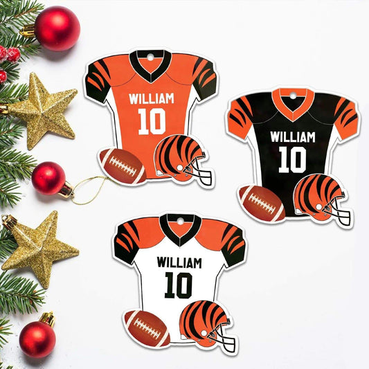 Personalized Ornament Football - FB01