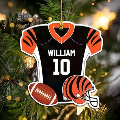Personalized Ornament Football - FB01