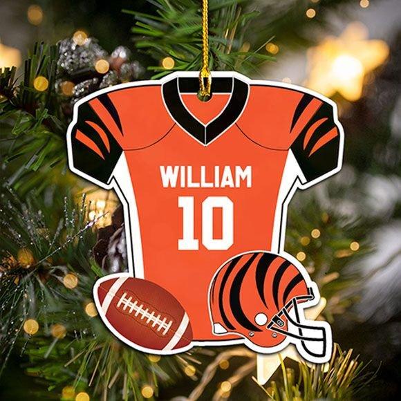 Personalized Ornament Football - FB01