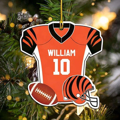 Personalized Ornament Football - FB01