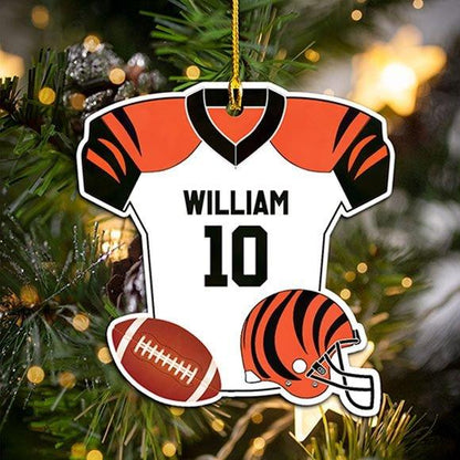 Personalized Ornament Football - FB01