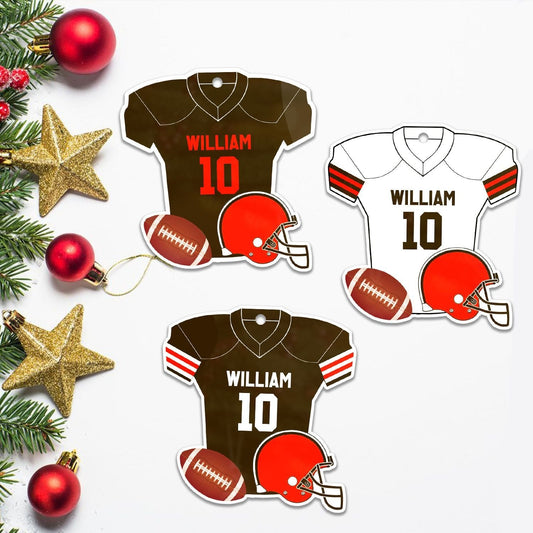 Personalized Ornament Football - FB05