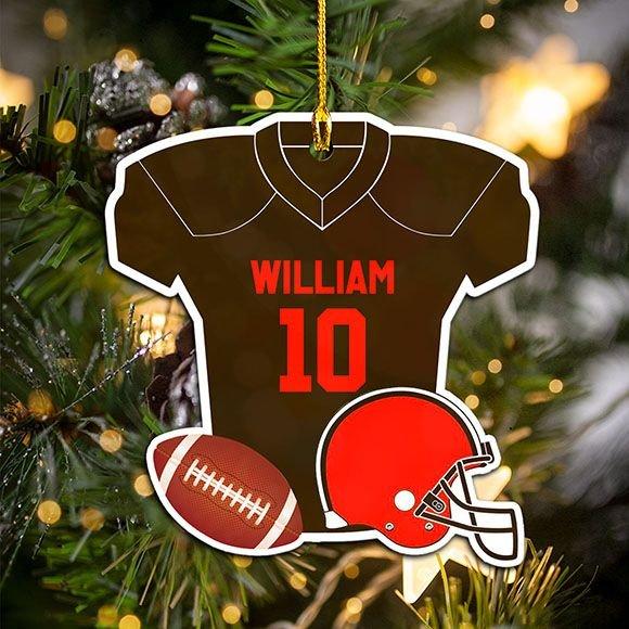 Personalized Ornament Football - FB05