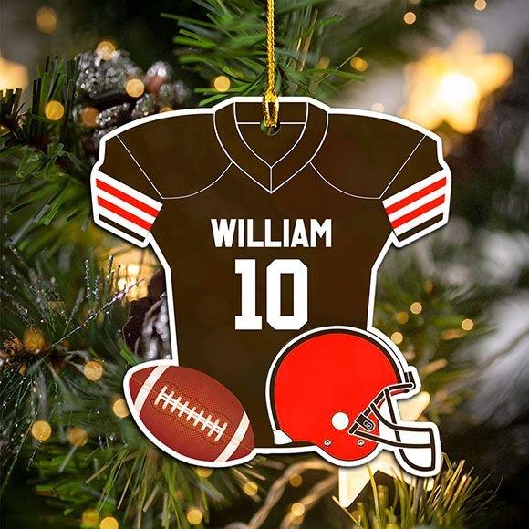 Personalized Ornament Football - FB05