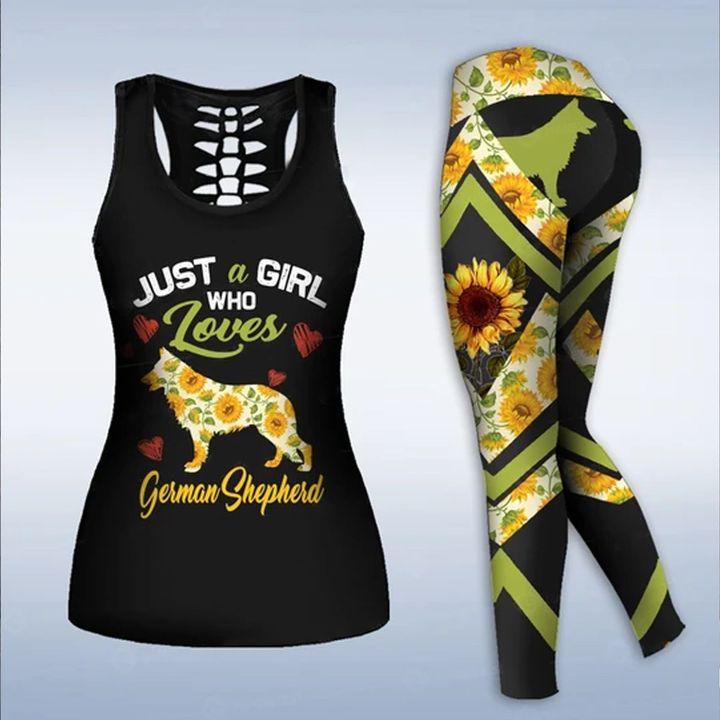German Shepherd Combo Tank + Legging TA032018 - Amaze Style™-Apparel