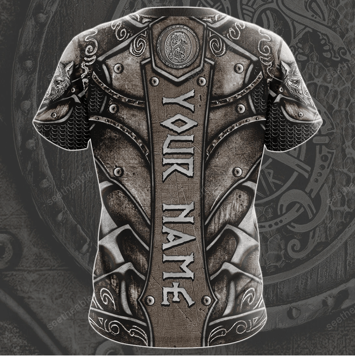 Fenrir Wolf Viking Custom Name - Amaze Style™-Apparel
