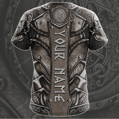 Fenrir Wolf Viking Custom Name - Amaze Style™-Apparel
