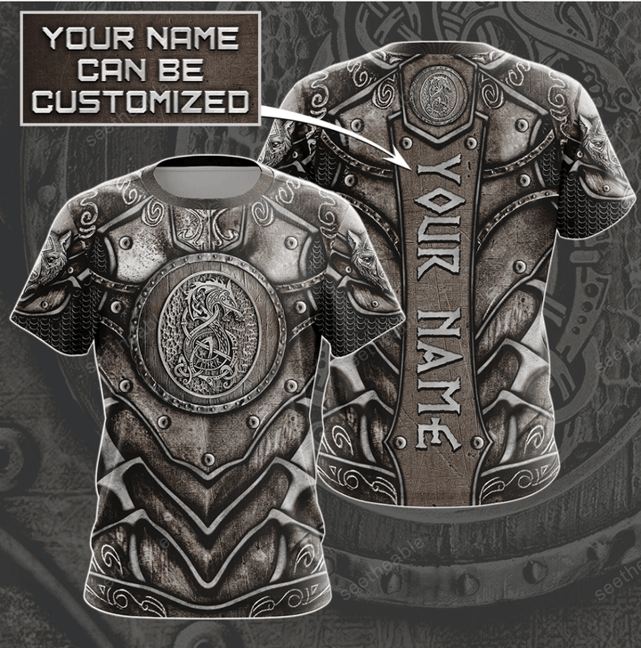 Fenrir Wolf Viking Custom Name - Amaze Style™-Apparel