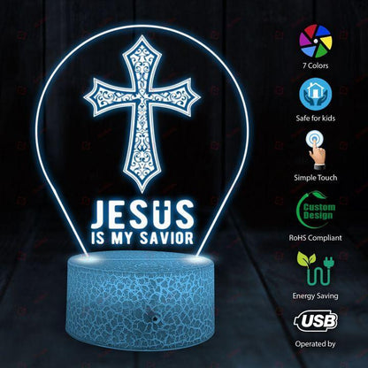 Jesus Is My Savior Led Night Light TA