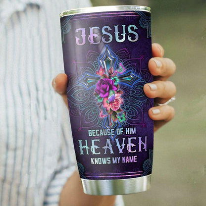 Premium Jesus Bible Personalized 3D Tumbler LAM