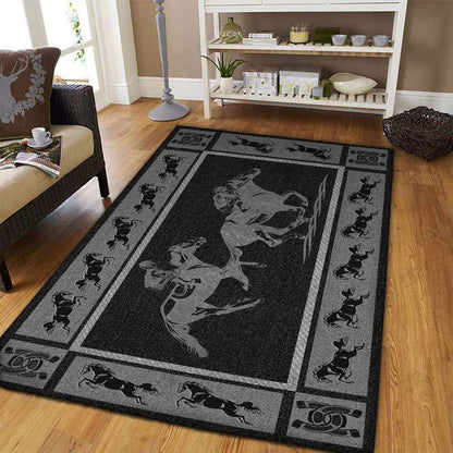 Horse Racing 3D All Over Printed RUG