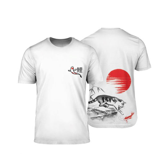 Japanese Kanagawa Sakura Koi Fish All Over 3D T Shirt