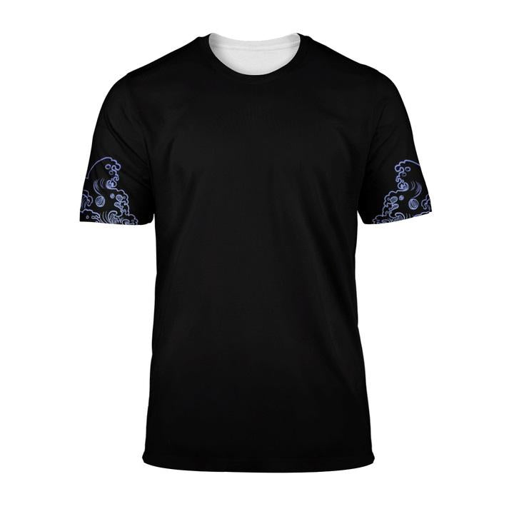 Japanese Kanagawa Sakura Koi Fish All Over 3D T Shirt