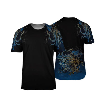 Japanese Demon Dragon All Over 3D T Shirt