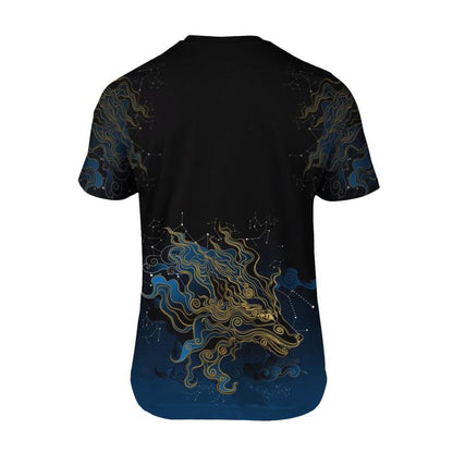 Japanese Fox Dragon All Over 3D T Shirt