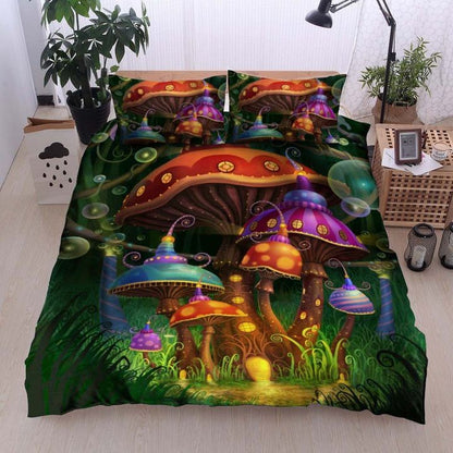 Hippie Mushroom 3D All Over Printed Bedding Set